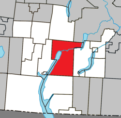 Magog Quebec location diagram